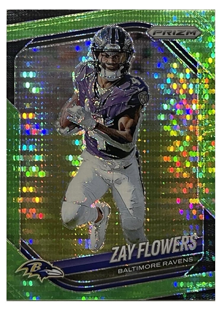 2025 Panini Prizm Base Set Zay Flowers #106 card