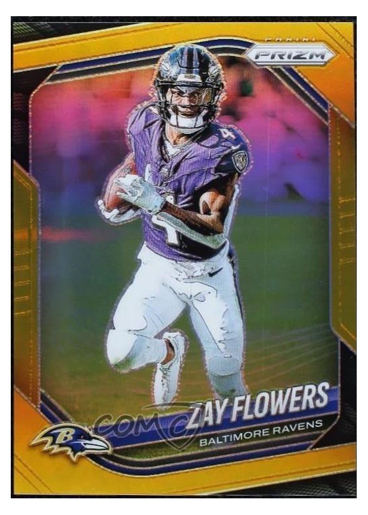 2025 Panini Prizm Base Set Zay Flowers #106 card