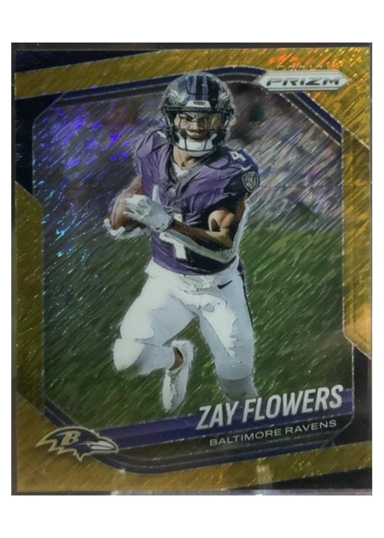2025 Panini Prizm Base Set Zay Flowers #106 card