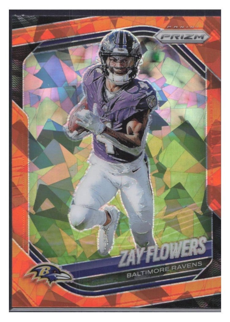 2025 Panini Prizm Base Set Zay Flowers #106 card