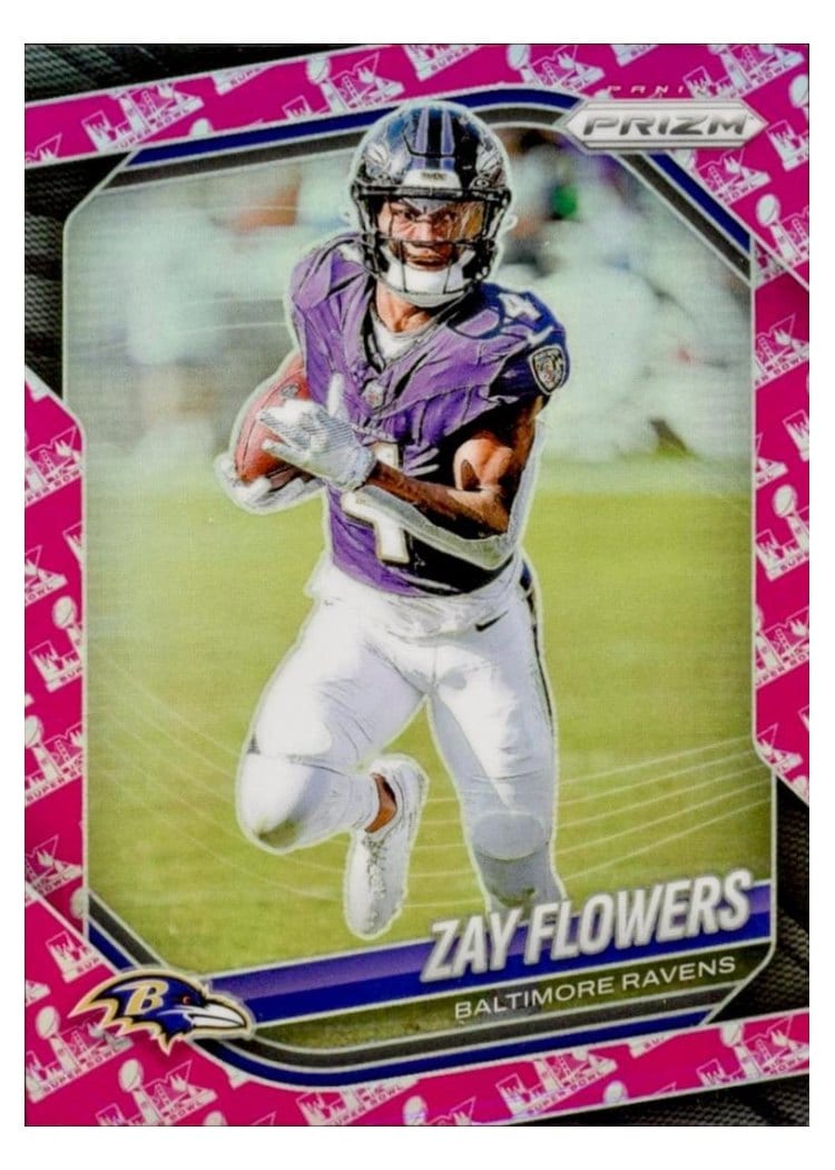 2025 Panini Prizm Base Set Zay Flowers #106 card
