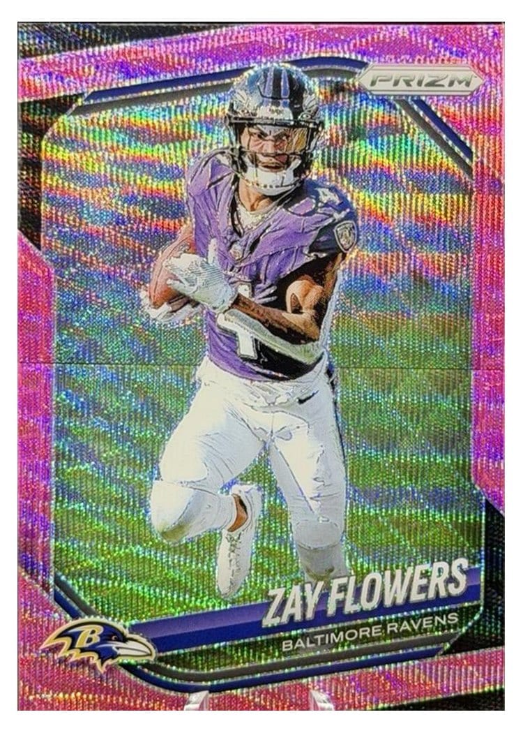 2025 Panini Prizm Base Set Zay Flowers #106 card