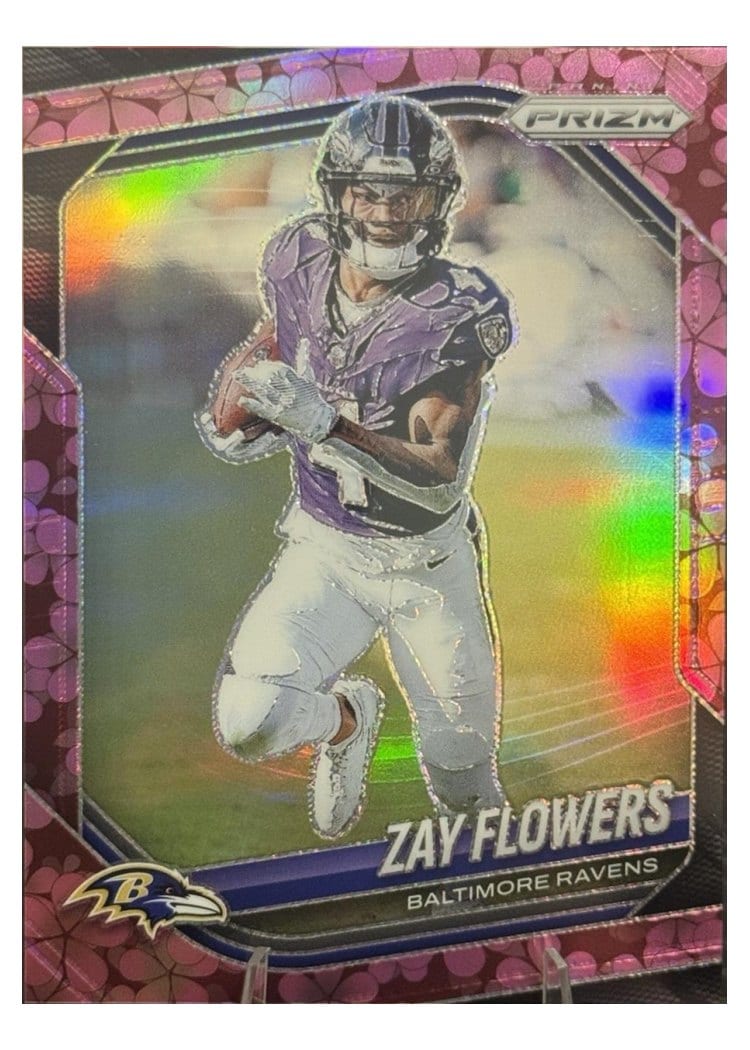 2025 Panini Prizm Base Set Zay Flowers #106 card