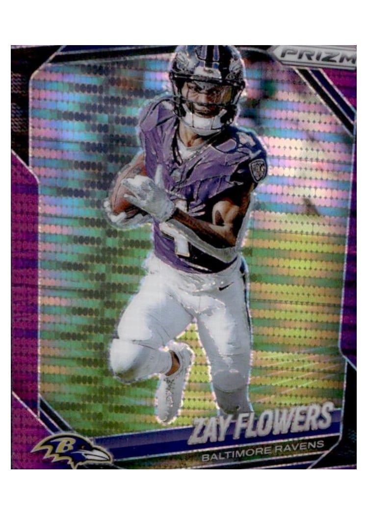 2025 Panini Prizm Base Set Zay Flowers #106 card