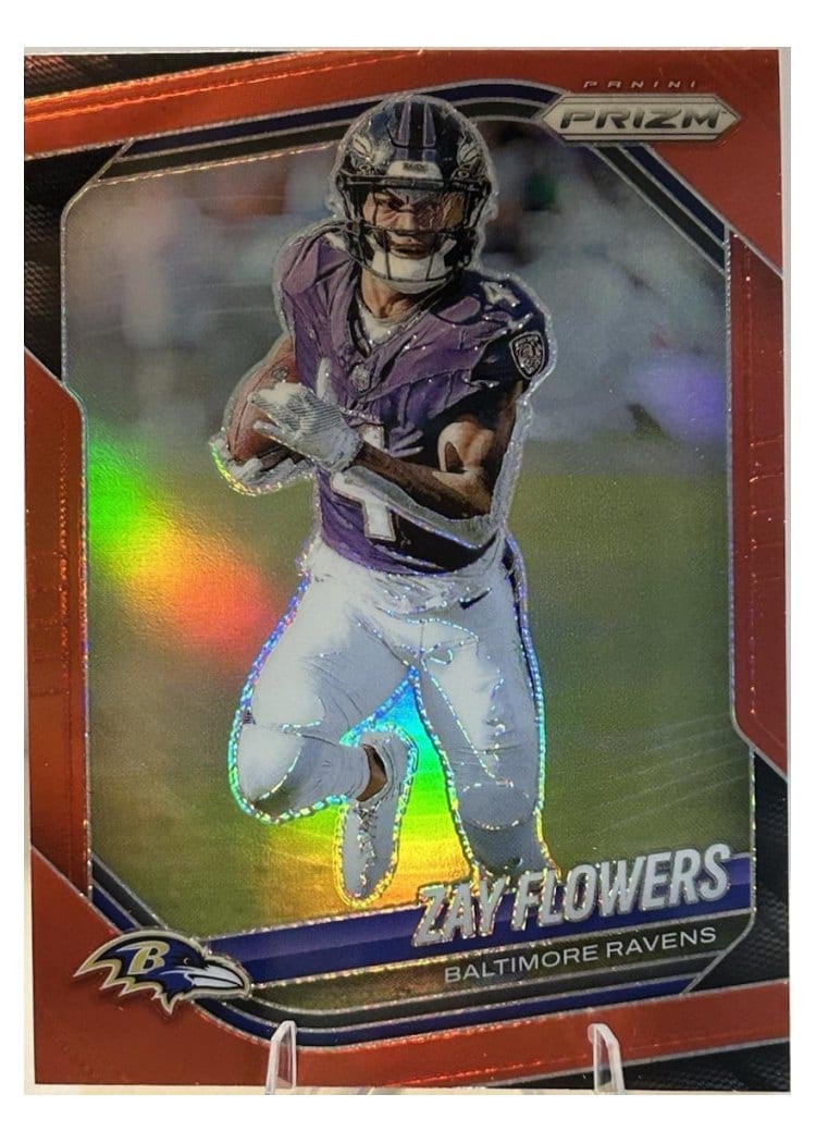 2025 Panini Prizm Base Set Zay Flowers #106 card