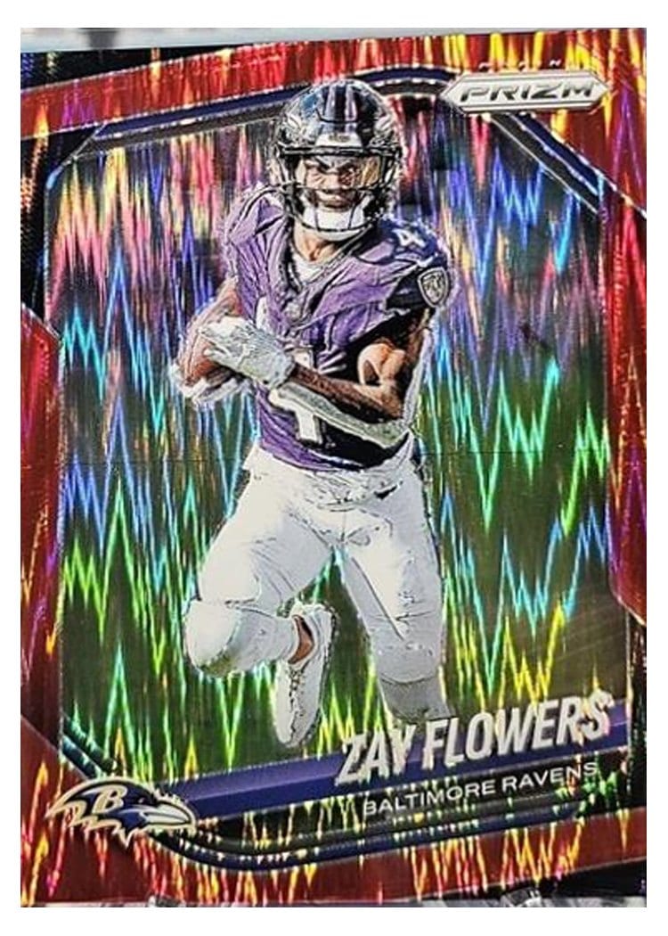 2025 Panini Prizm Base Set Zay Flowers #106 card