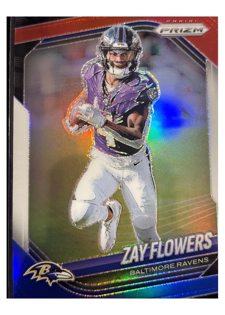 2025 Panini Prizm Base Set Zay Flowers #106 card