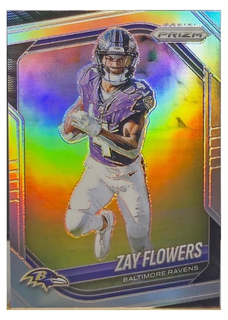2025 Panini Prizm Base Set Zay Flowers #106 card