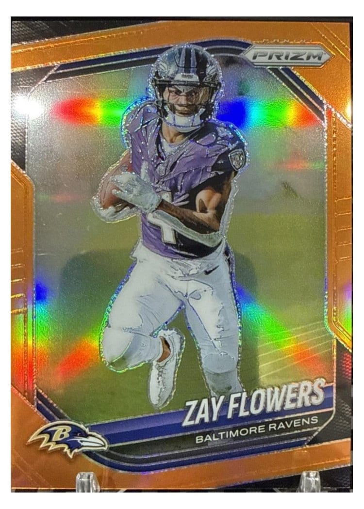 2025 Panini Prizm Base Set Zay Flowers #106 card