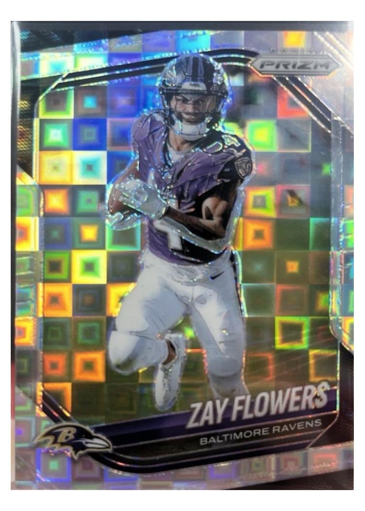 2025 Panini Prizm Base Set Zay Flowers #106 card