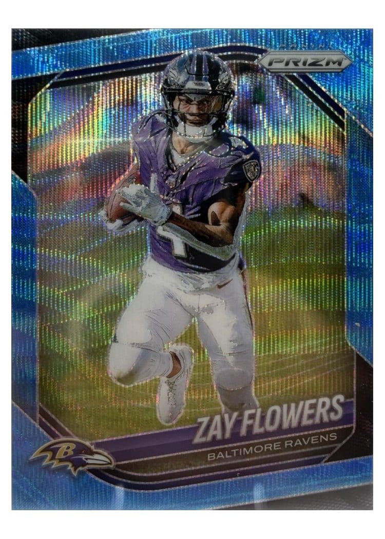 2025 Panini Prizm Base Set Zay Flowers #106 card