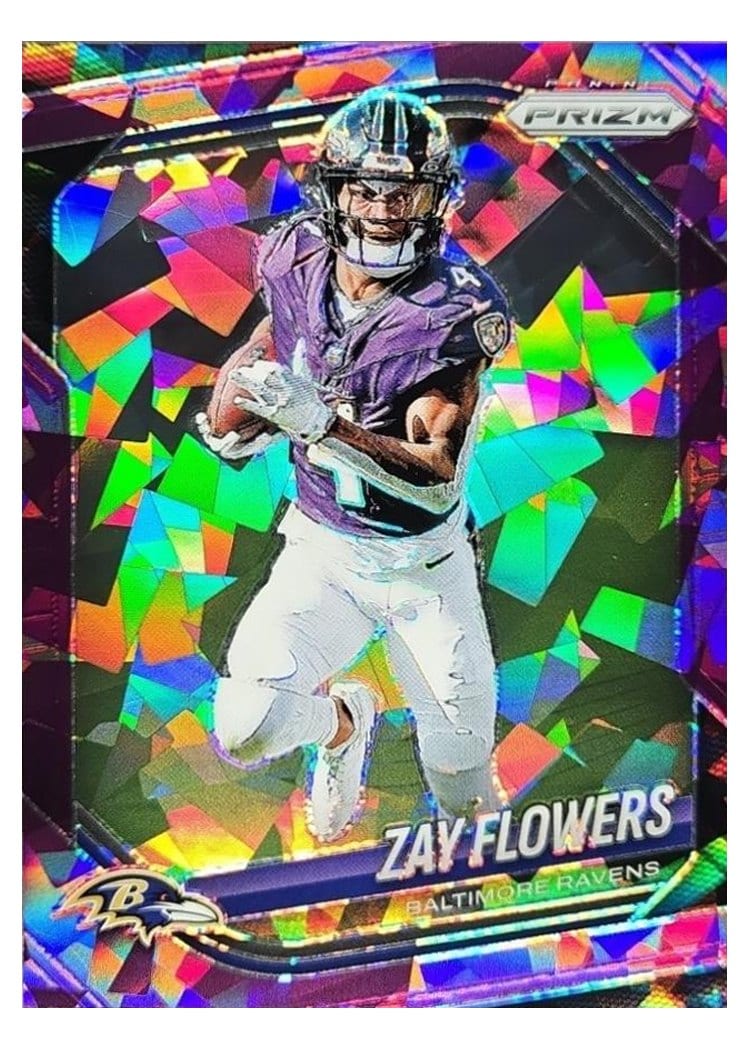 2025 Panini Prizm Base Set Zay Flowers #106 card