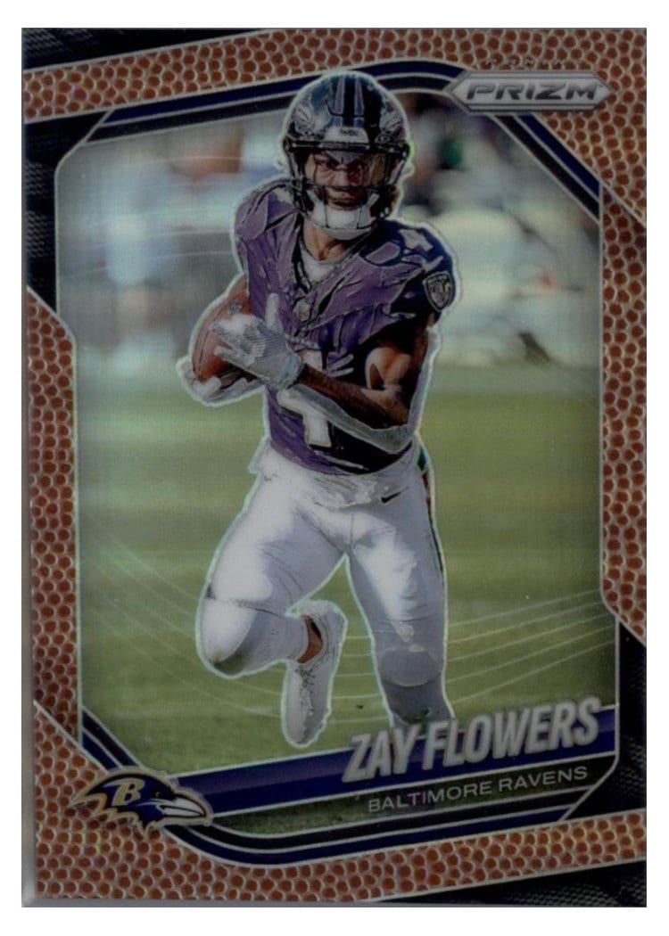 2025 Panini Prizm Base Set Zay Flowers #106 card