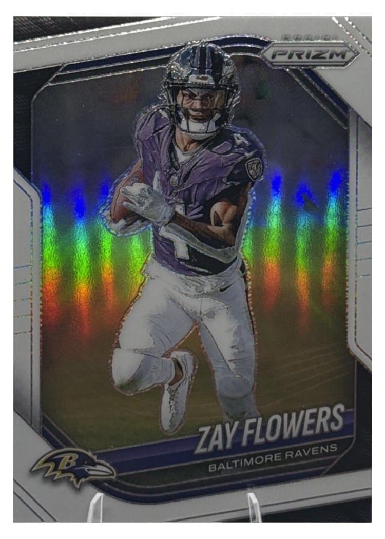 2025 Panini Prizm Base Set Zay Flowers #106 card