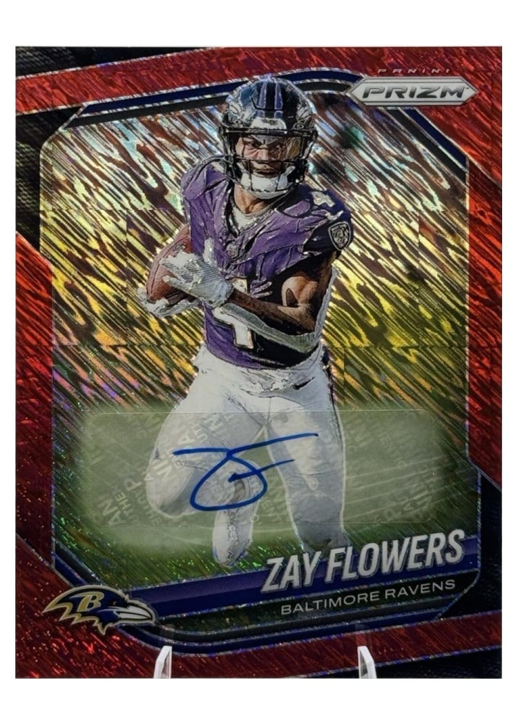 2025 Panini Prizm Base Set Zay Flowers #106 card