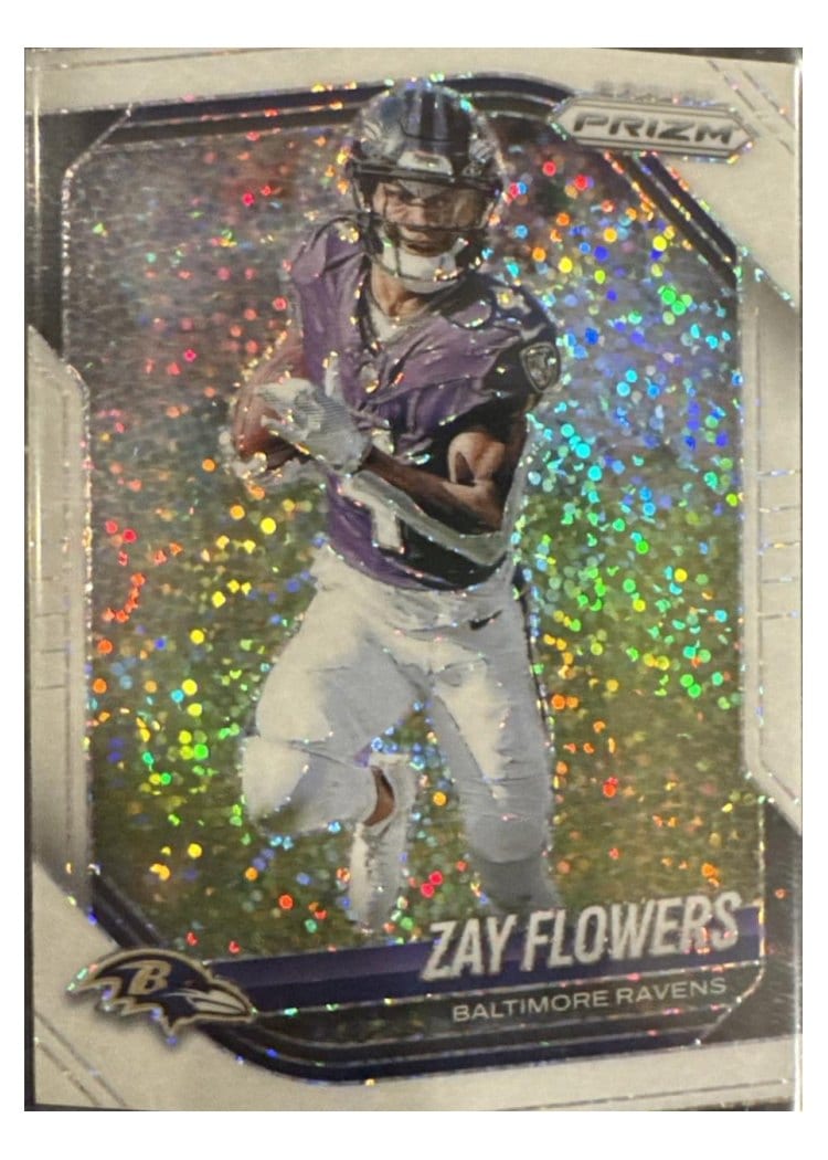 2025 Panini Prizm Base Set Zay Flowers #106 card