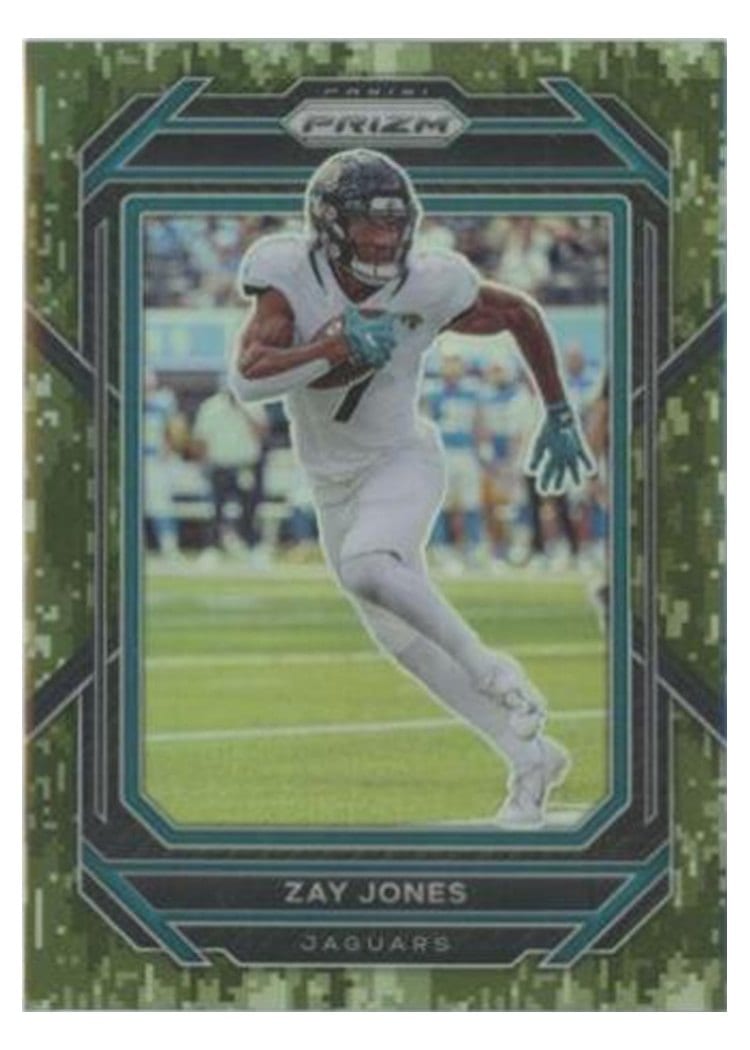 2022 Panini Prizm Base Set Zay Jones #133 card