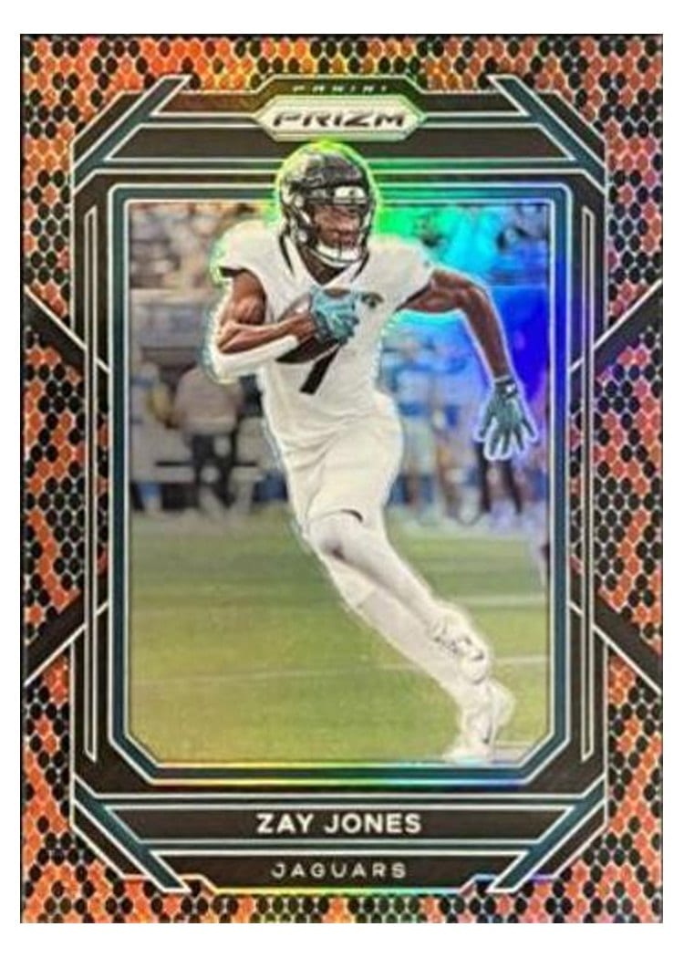 2022 Panini Prizm Base Set Zay Jones #133 card