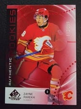 2025-26 SP Game Used Authentic Rookies Zayne Parekh #AR-ZP card