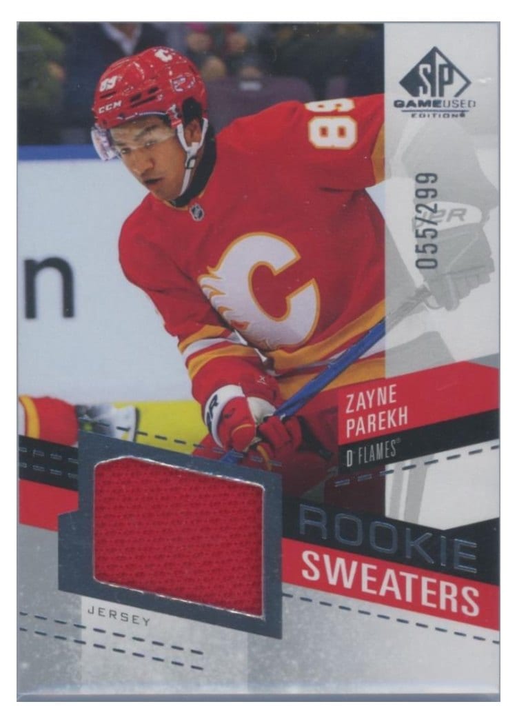 2025-26 SP Game Used Rookie Sweaters Zayne Parekh #RS-ZP