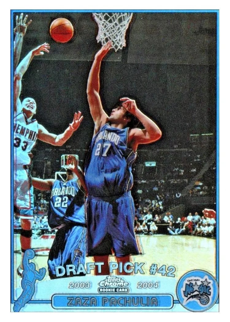 2003 Topps Chrome Zaza Pachulia #149 card