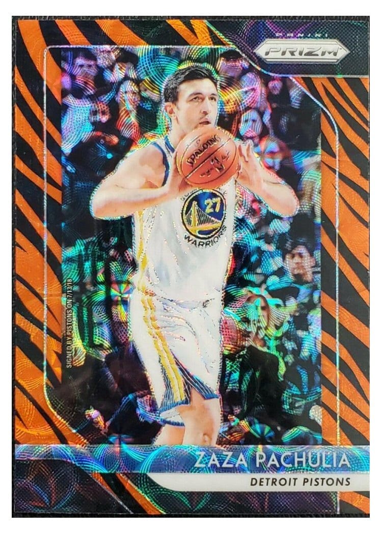 2018-19 Panini Prizm Base Set Zaza Pachulia Tiger Stripe Choice Prizm #192