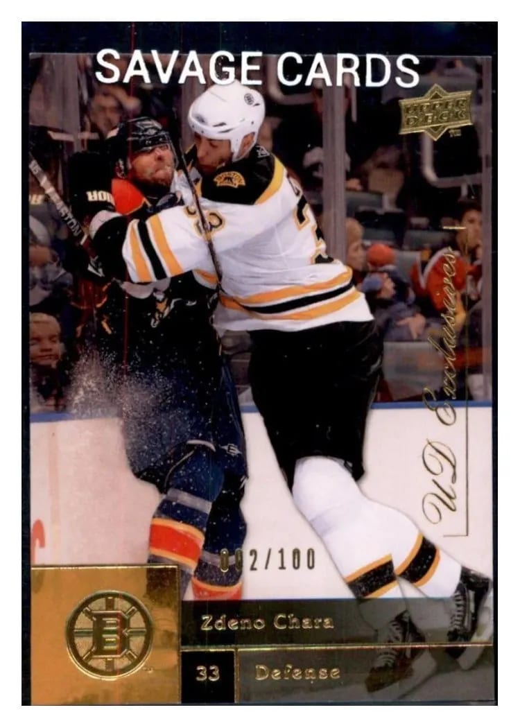 2009 Upper Deck Zdeno Chara #4 card