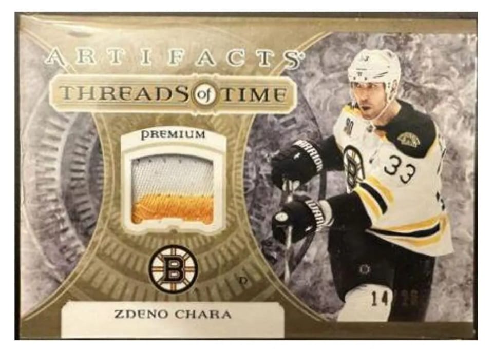 2022-23 Upper Deck Artifacts Threads of Time Zdeno Chara #TT-ZC card