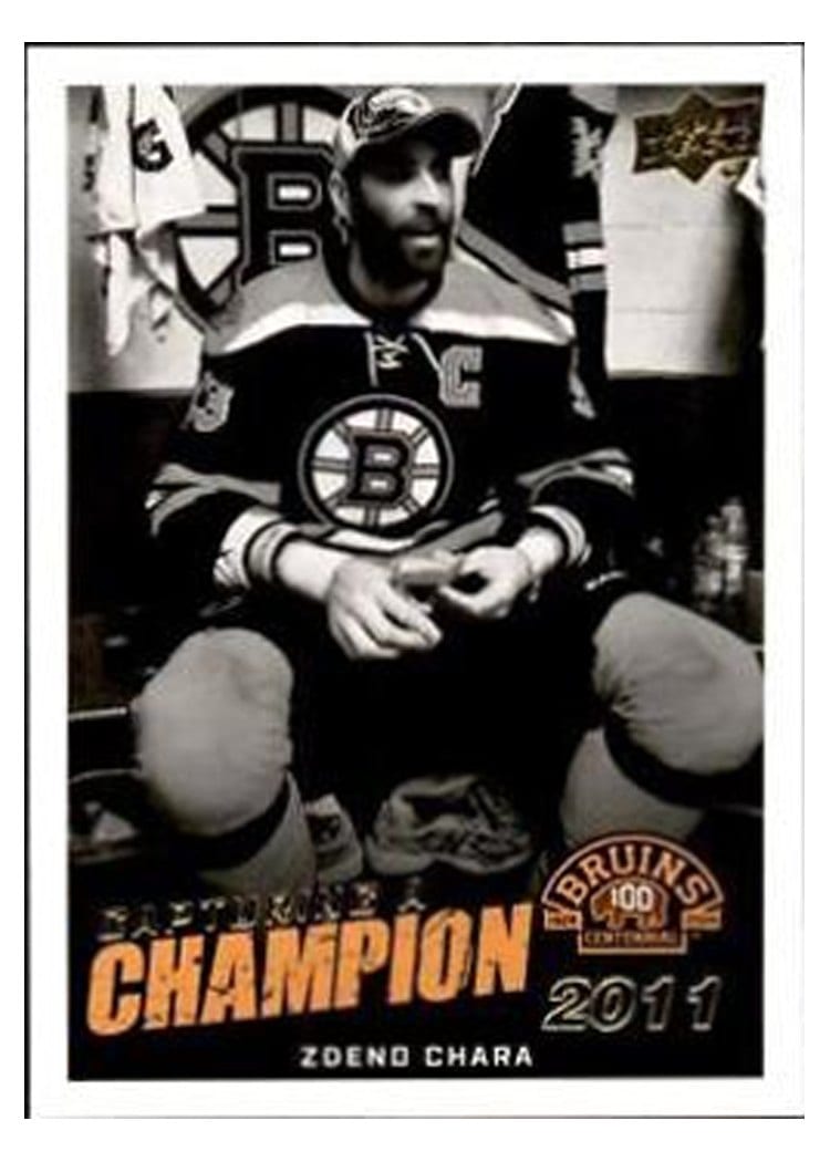 2023-24 Upper Deck Boston Bruins Centennial Capturing a Champion Zdeno Chara #CC-13 card