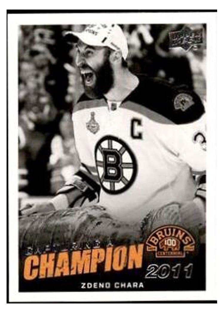 2023-24 Upper Deck Boston Bruins Centennial Capturing a Champion Zdeno Chara #CC-19 card