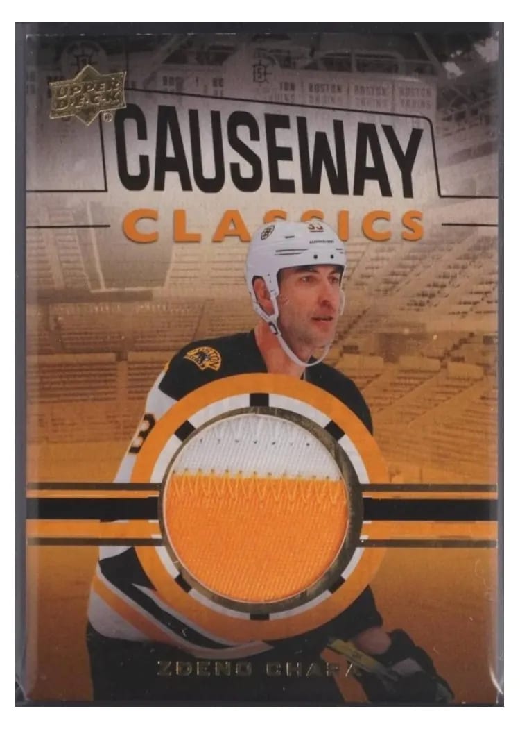 2023-24 Upper Deck Boston Bruins Centennial Causeway Classics Relics Zdeno Chara #CL-ZC card