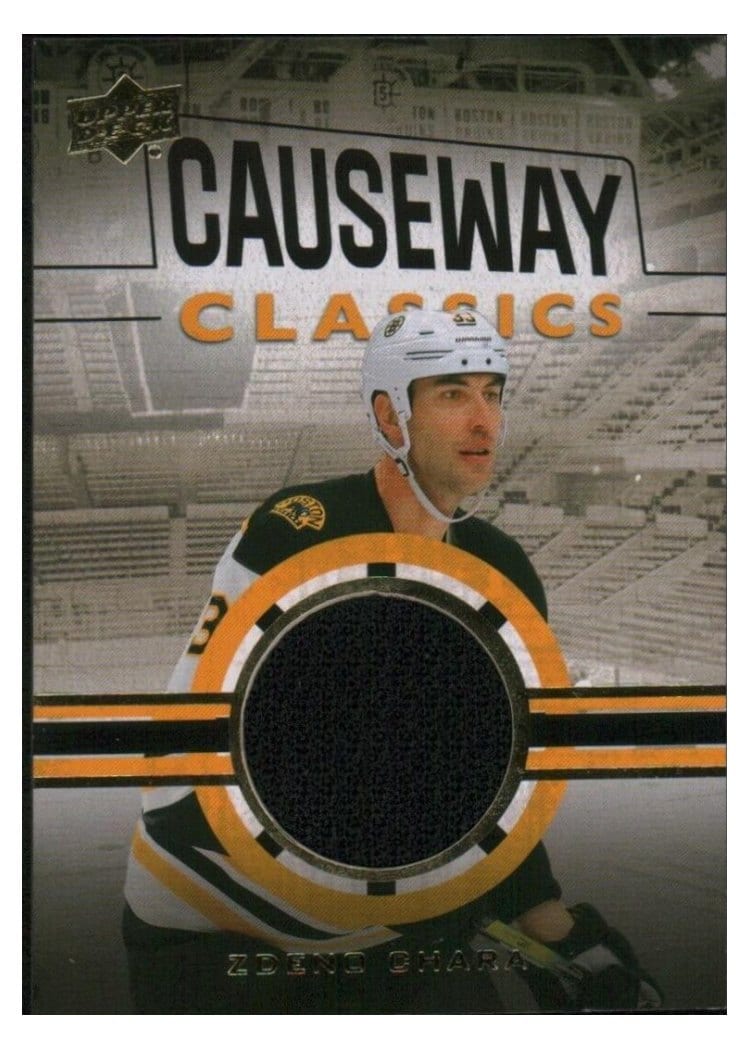 2023-24 Upper Deck Boston Bruins Centennial Causeway Classics Relics Zdeno Chara #CL-ZC card