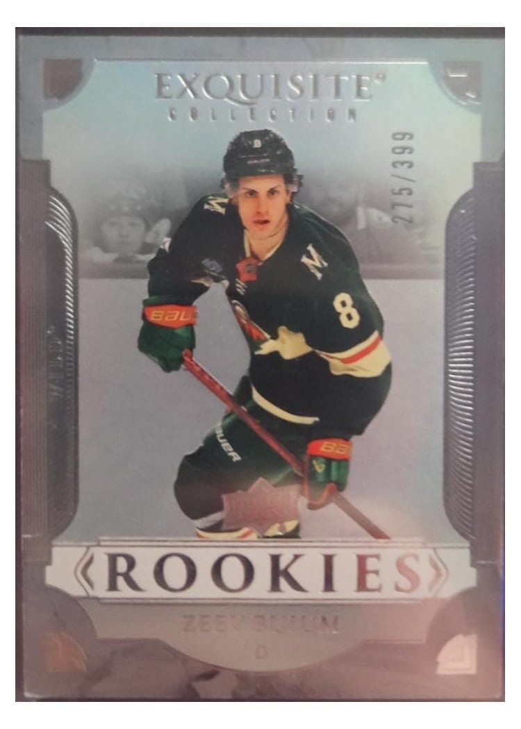 2025-26 Upper Deck Black Diamond Exquisite Rookies Zeev Buium #R-ZB card