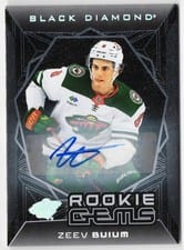 2025-26 Upper Deck Black Diamond Rookie Gems Signatures Zeev Buium #RGS-ZB