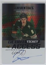 2025-26 Upper Deck Credentials Debut Ticket Access Autographs Zeev Buium #DTA-ZB card