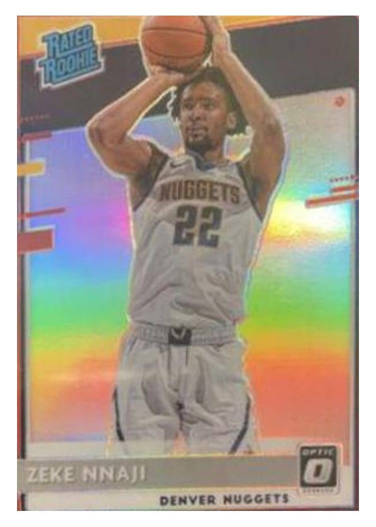 2020-21 Donruss Optic Base Set Zeke Nnaji #172 card