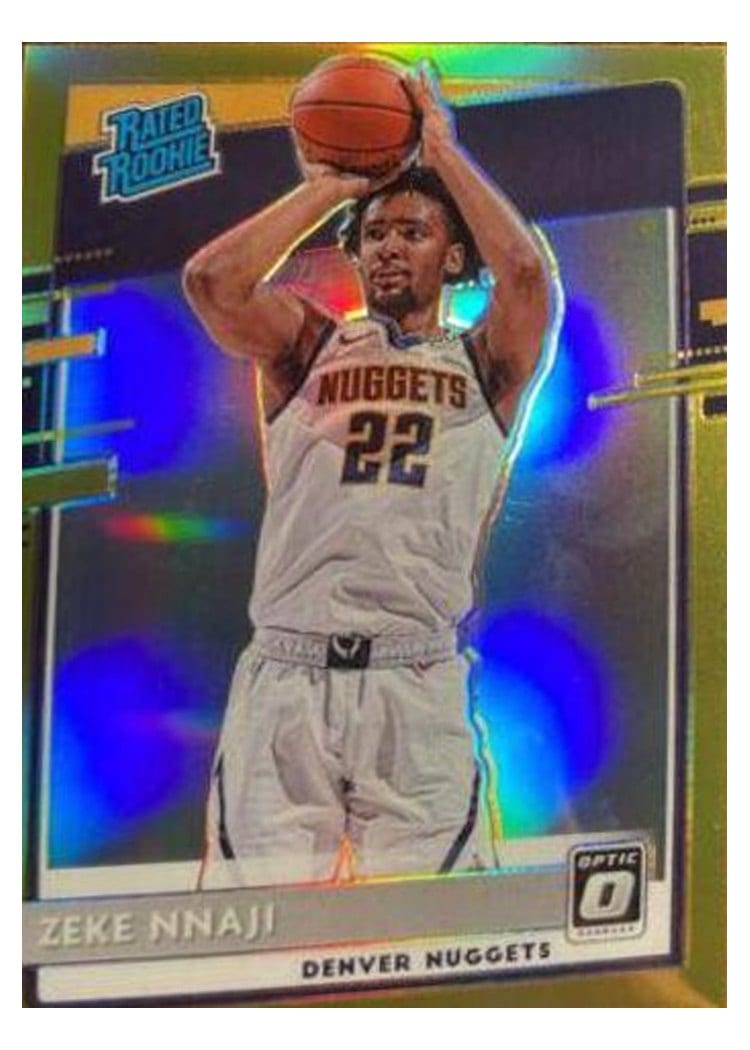 2020-21 Donruss Optic Base Set Zeke Nnaji #172 card