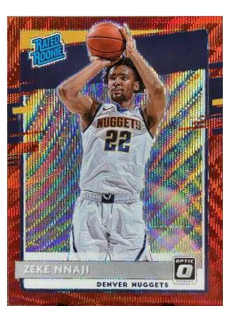 2020-21 Donruss Optic Base Set Zeke Nnaji #172 card