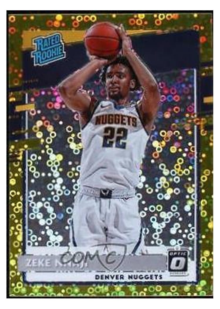 2020-21 Donruss Optic Base Set Zeke Nnaji #172 card