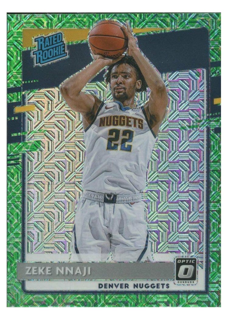 2020-21 Donruss Optic Base Set Zeke Nnaji #172 card