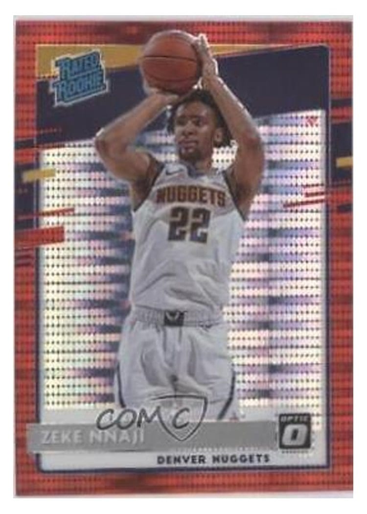 2020-21 Donruss Optic Base Set Zeke Nnaji #172 card
