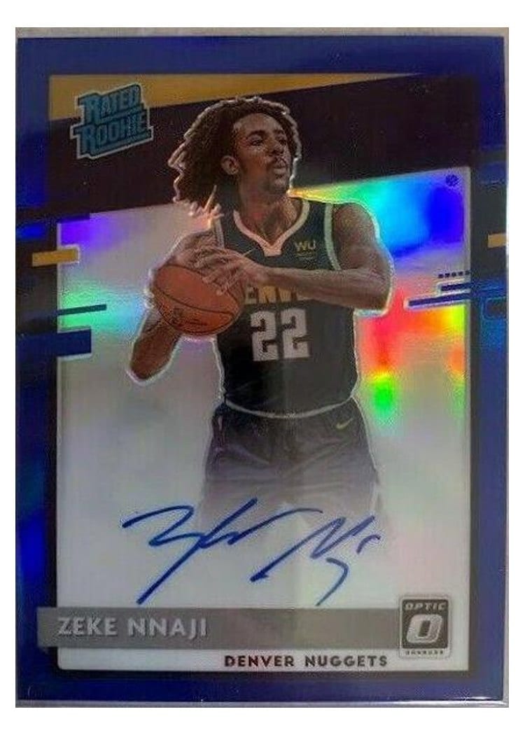 2020-21 Donruss Optic Base Set Zeke Nnaji #172 card