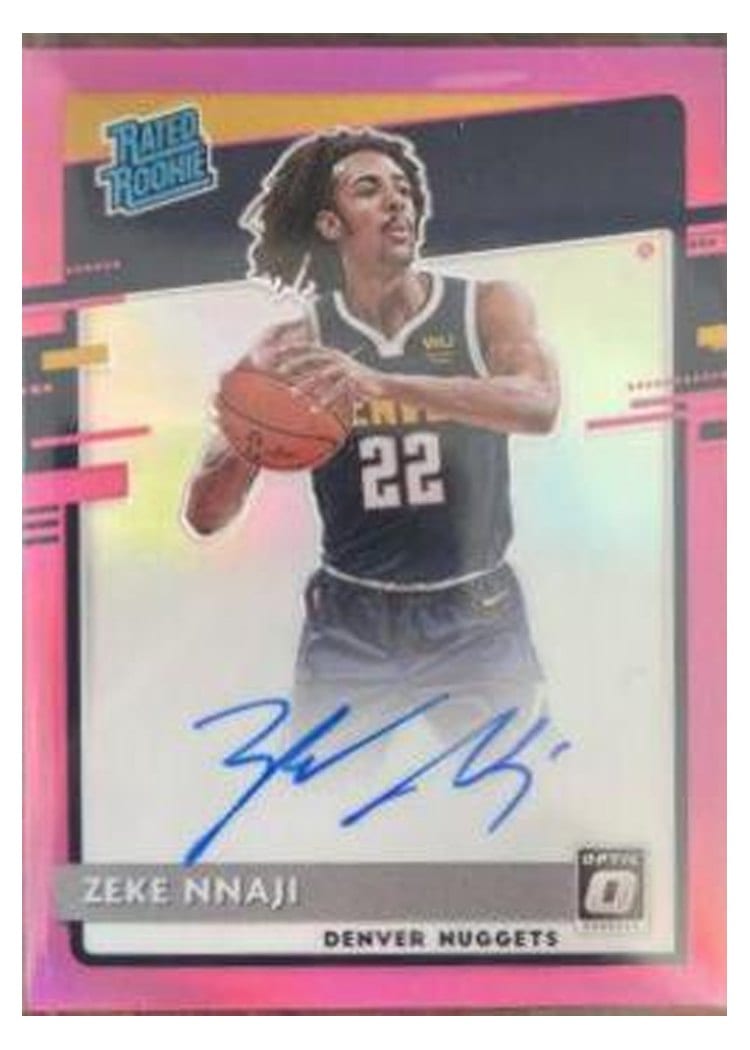 2020-21 Donruss Optic Base Set Zeke Nnaji #172 card