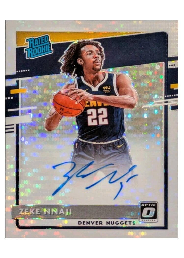 2020-21 Donruss Optic Base Set Zeke Nnaji #172 card