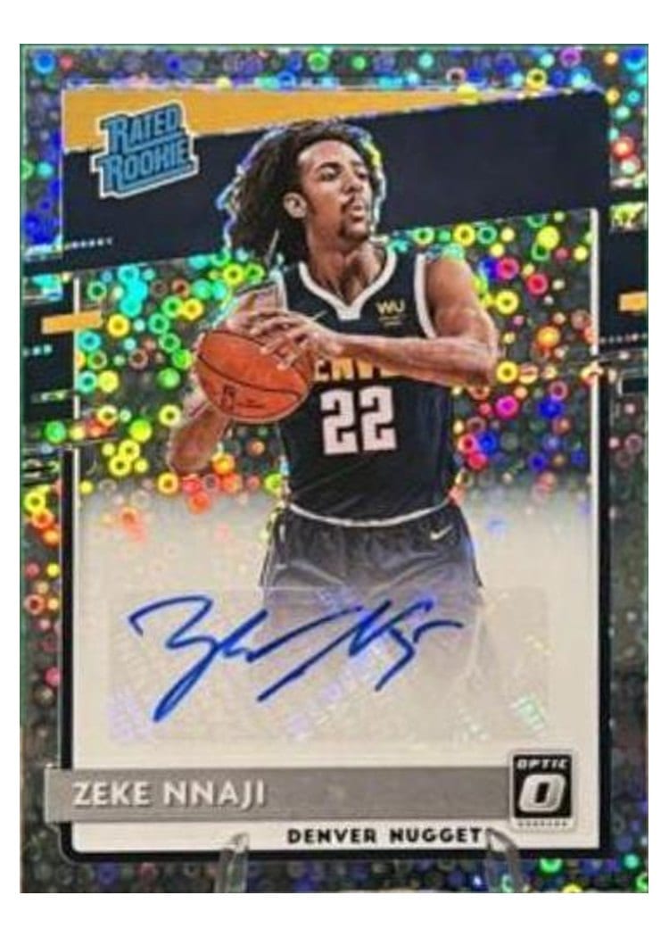 2020-21 Donruss Optic Base Set Zeke Nnaji #172 card