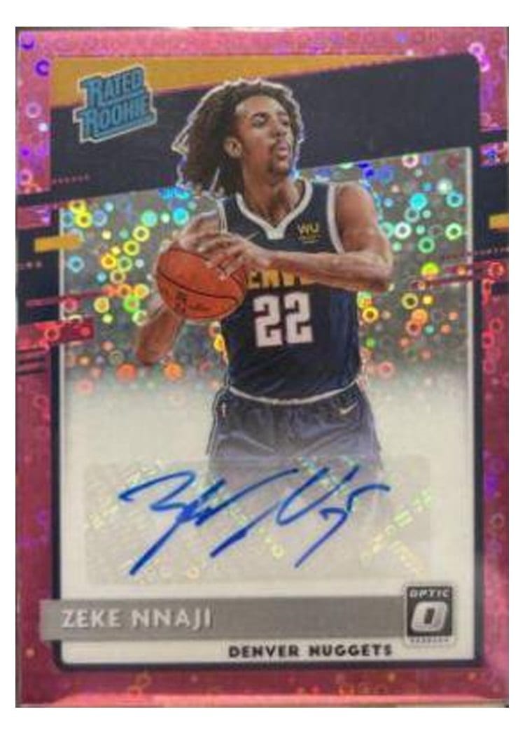 2020-21 Donruss Optic Base Set Zeke Nnaji #172 card