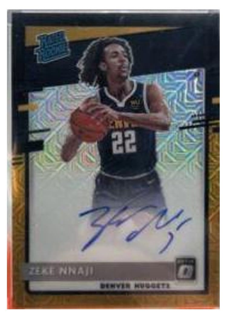 2020-21 Donruss Optic Base Set Zeke Nnaji #172 card