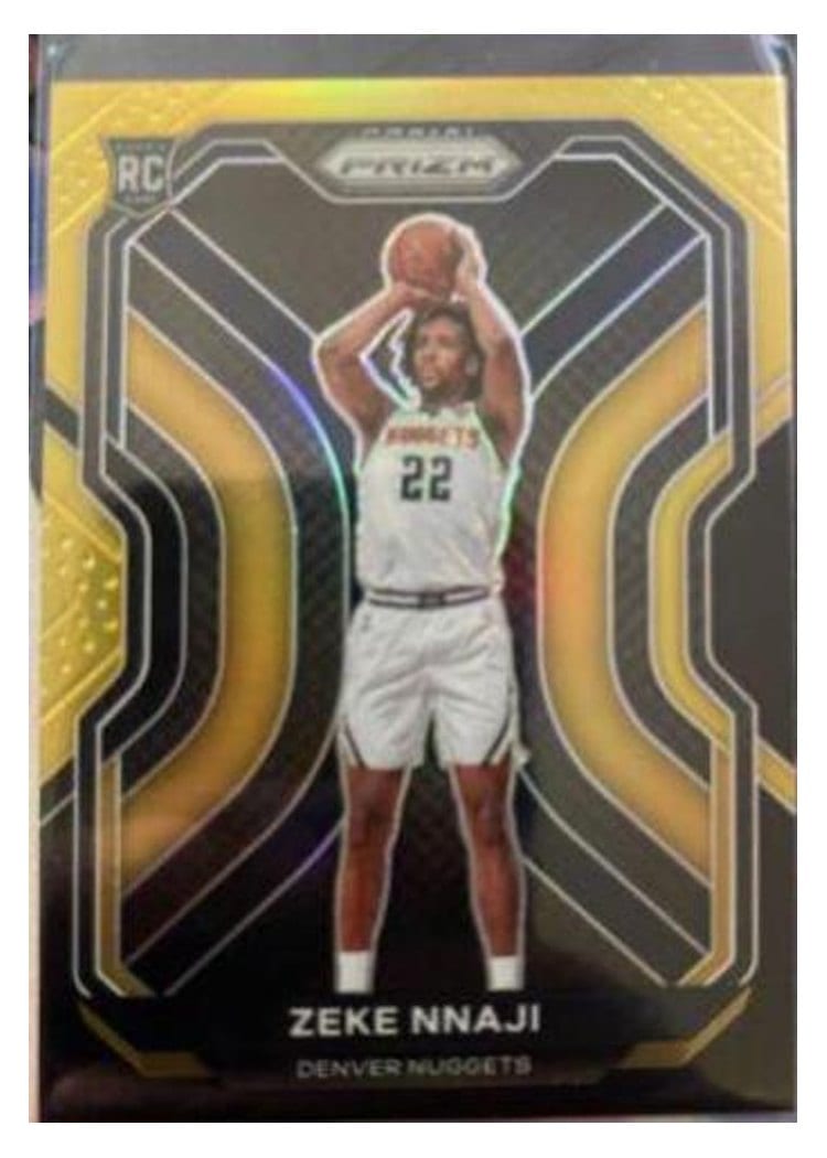 2020-21 Panini Prizm Base Set Zeke Nnaji #266 card