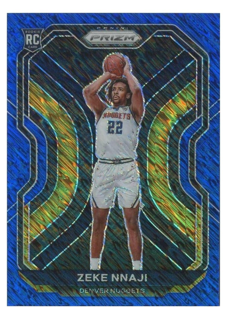 2020-21 Panini Prizm Base Set Zeke Nnaji #266 card