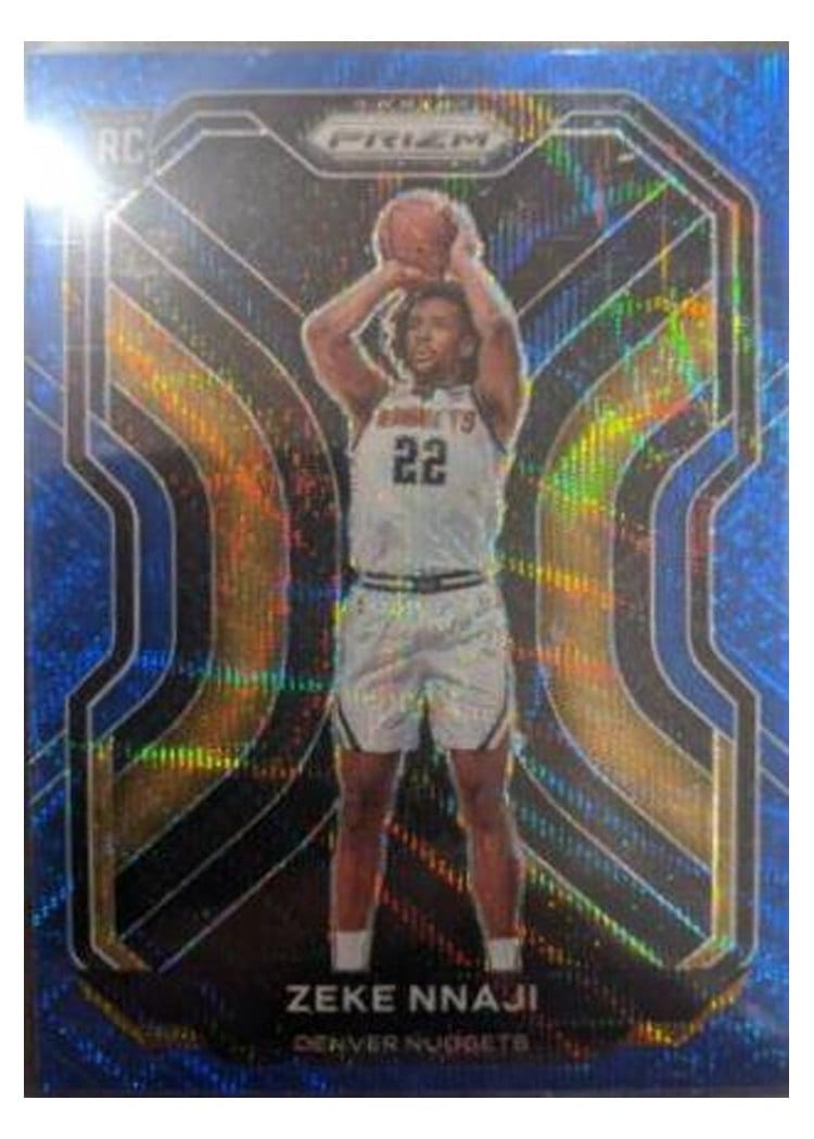 2020-21 Panini Prizm Base Set Zeke Nnaji #266 card